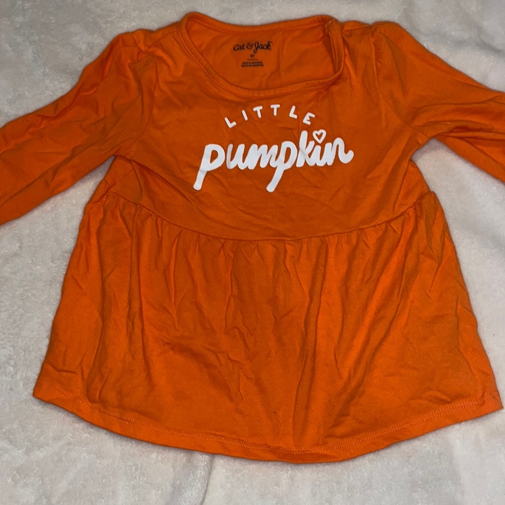 Cat & Jack little pumpkin shirt 5T